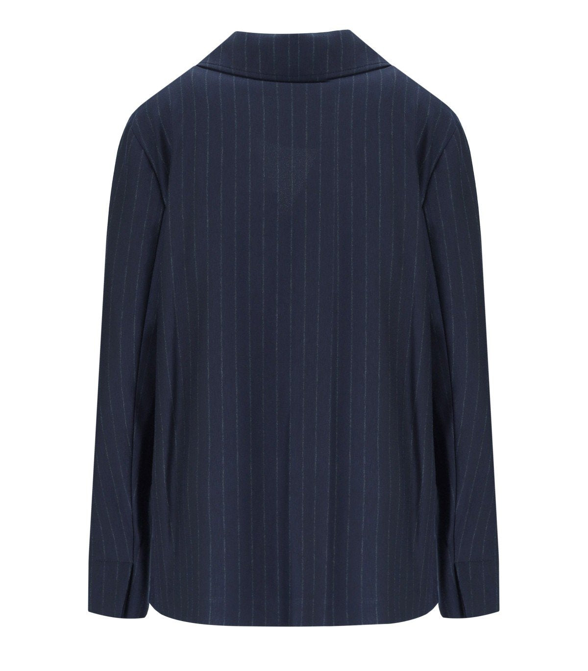 MM MAX MARA TODI NAVY BLUE SINGLE-BREASTED BLAZER