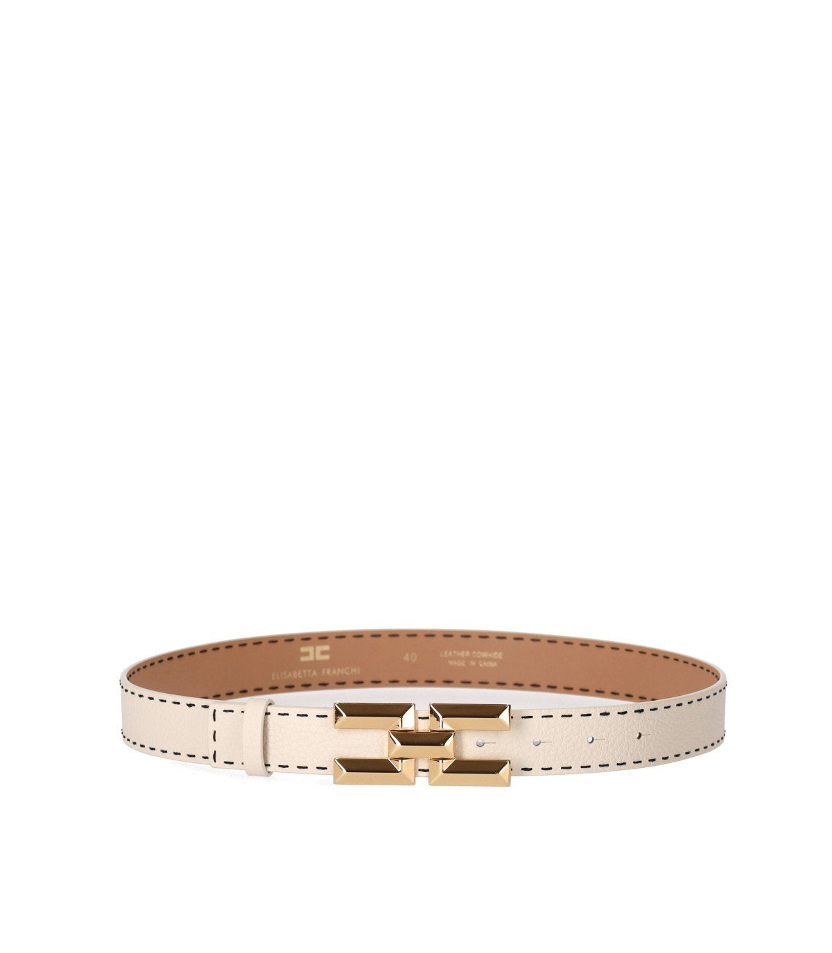 ELISABETTA FRANCHI BUTTER HIGH WAIST BELT