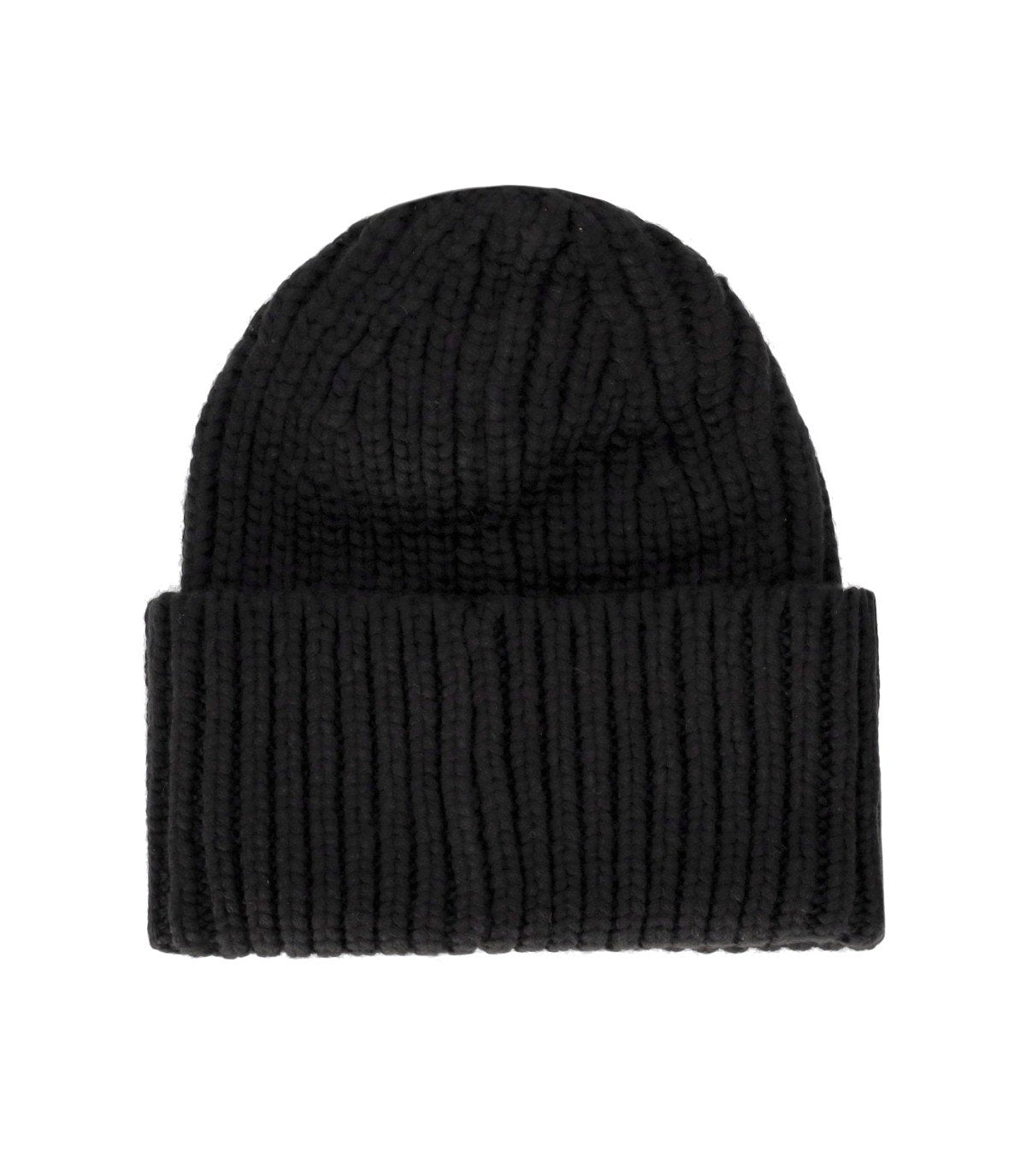 UGG CHUNKY RIB BLACK BEANIE