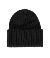 UGG CHUNKY RIB BLACK BEANIE