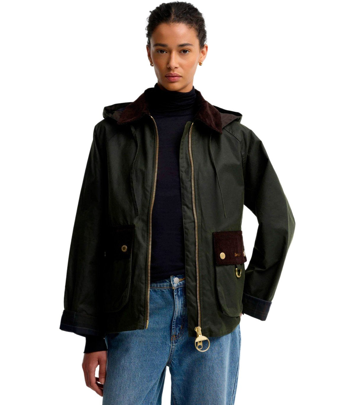 GIACCA CARVILLE WAX VERDE BARBOUR