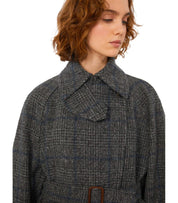 MAX MARA WEEKEND SESTRI GREY BELTED COAT