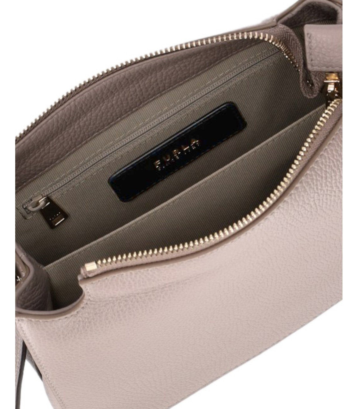BORSA A TRACOLLA NUVOLA S STUCCO GRAY FURLA