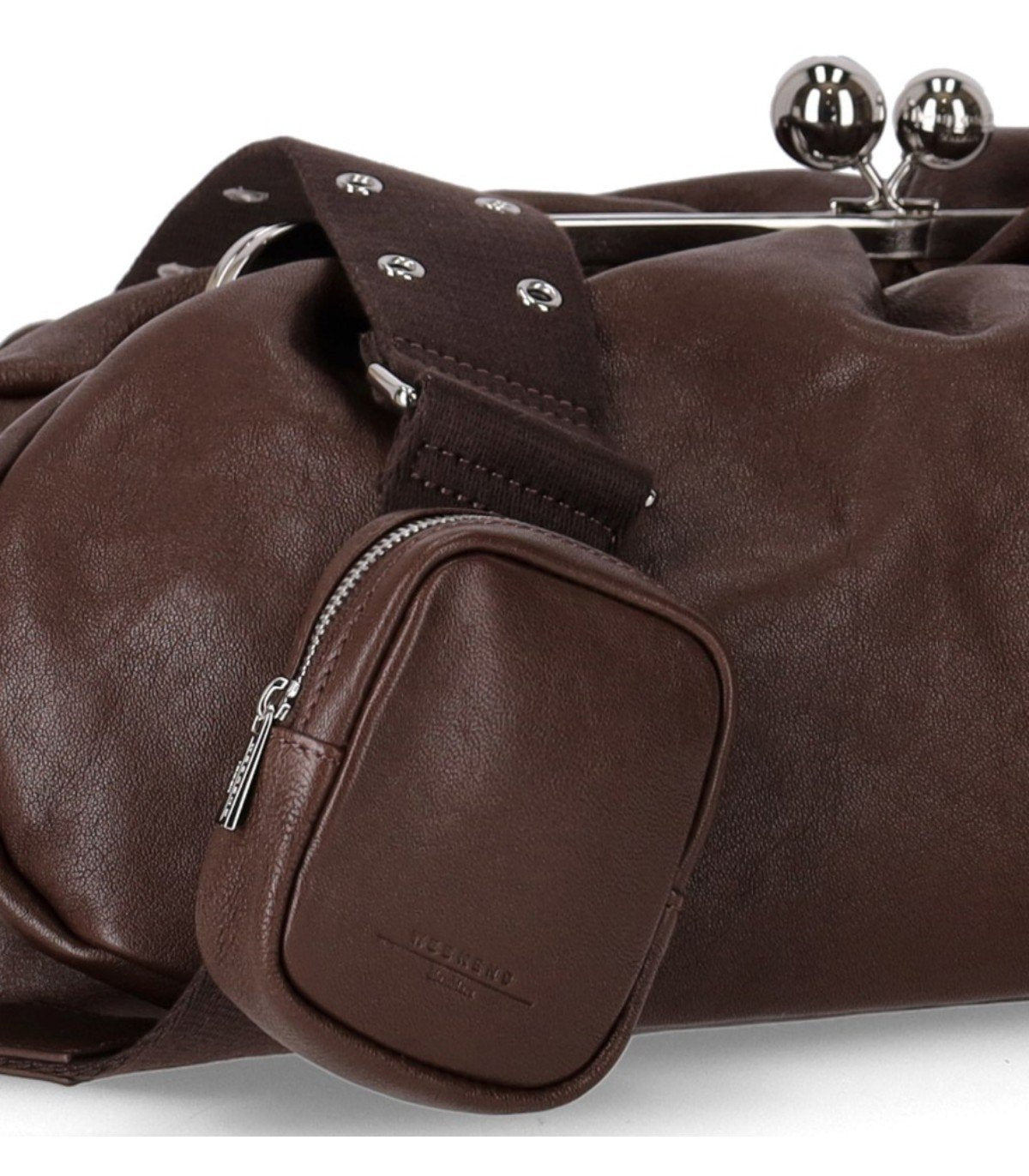 MAX MARA WEEKEND PASTICCINO CRISTIN LARGE DUNKLEBRAUNE HANDTASCHE