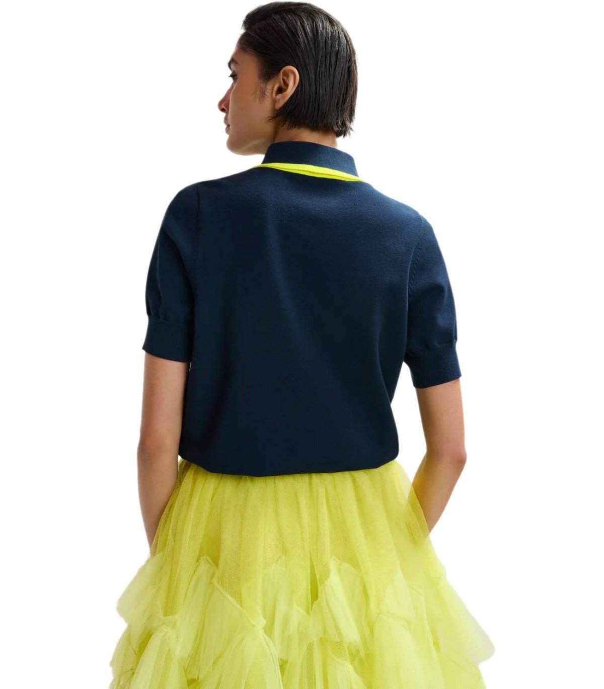 ESSENTIEL ANTWERP JONDA MARINEBLAUES POLOSHIRT