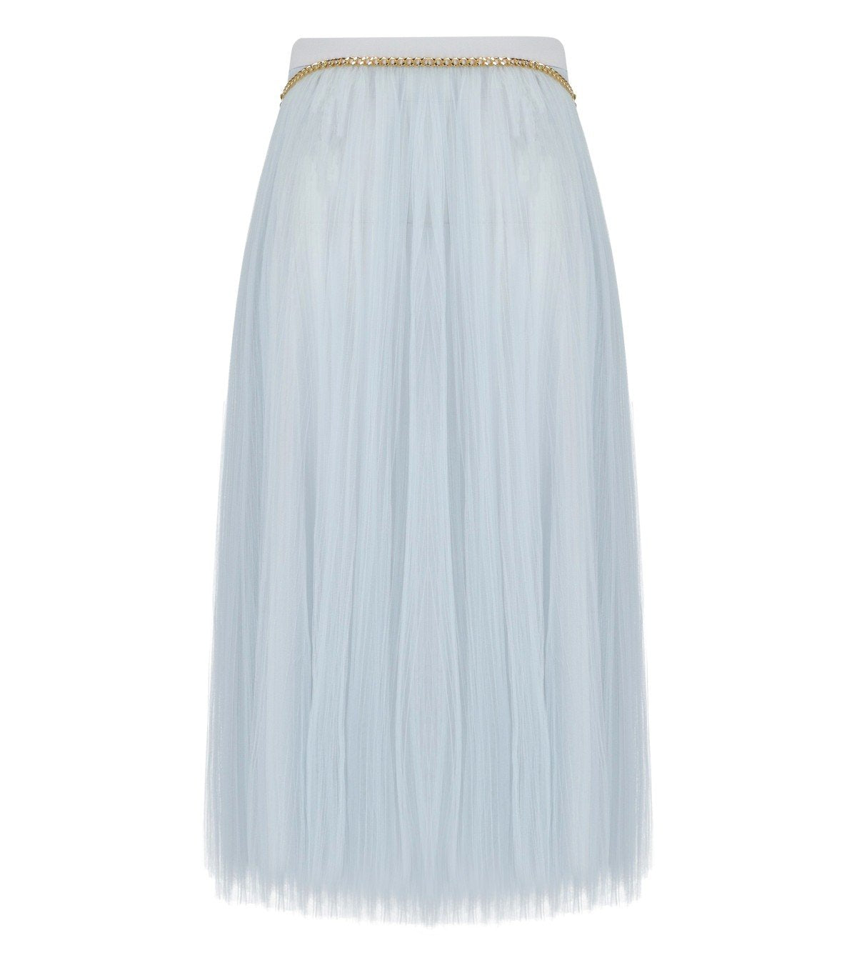 ELISABETTA FRANCHI STARLIGHT MIDI BELTED SKIRT