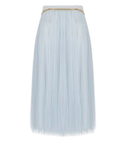 ELISABETTA FRANCHI STARLIGHT MIDI BELTED SKIRT