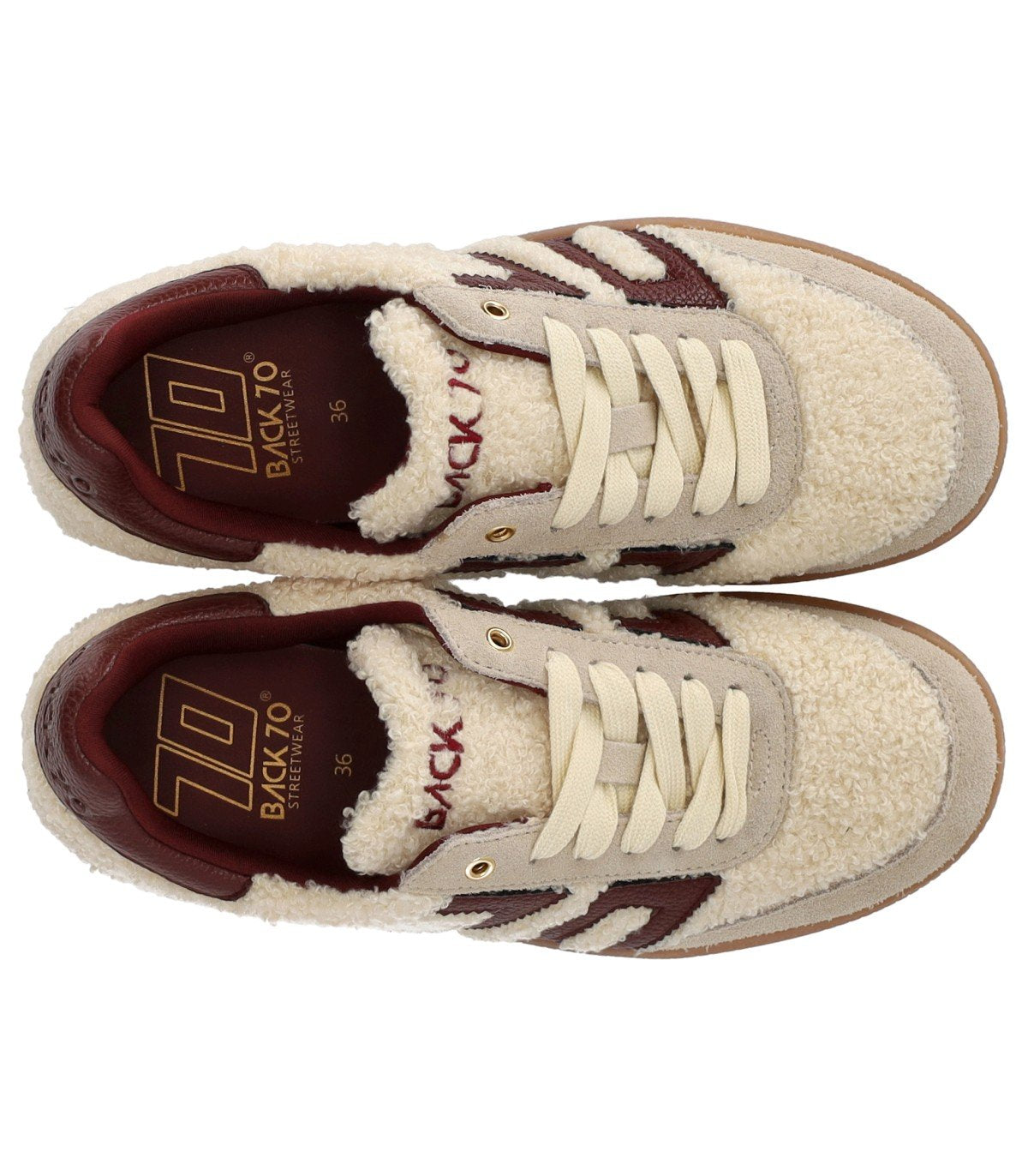 BACK70 TEDDY BUTTER SNEAKER