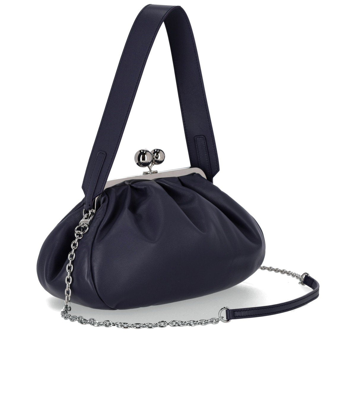 CLUTCH PASTICCINO CUBICO MEDIUM BLU SCURO MAX MARA WEEKEND
