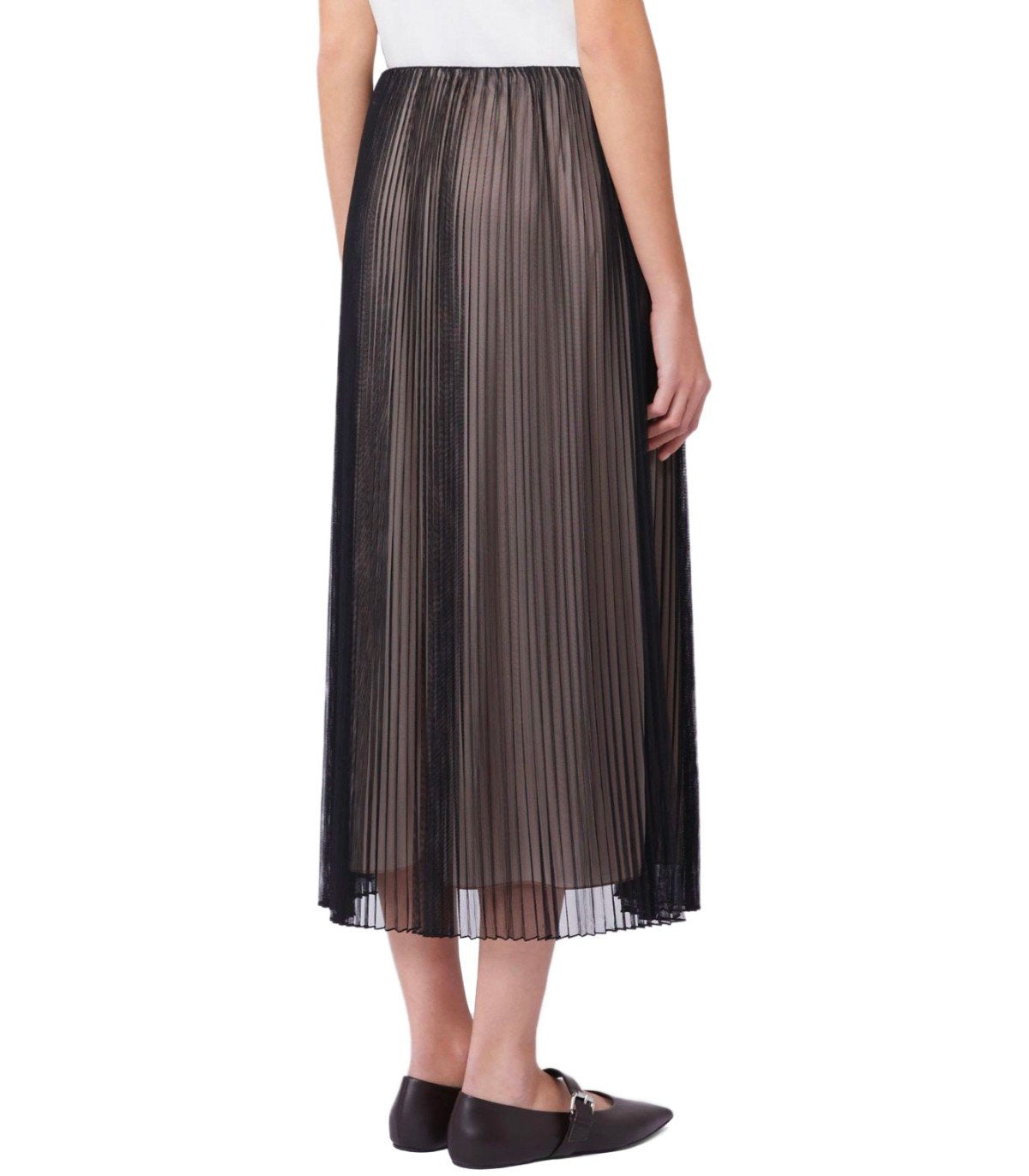 MAX MARA WEEKEND BABY BLACK MIDI SKIRT