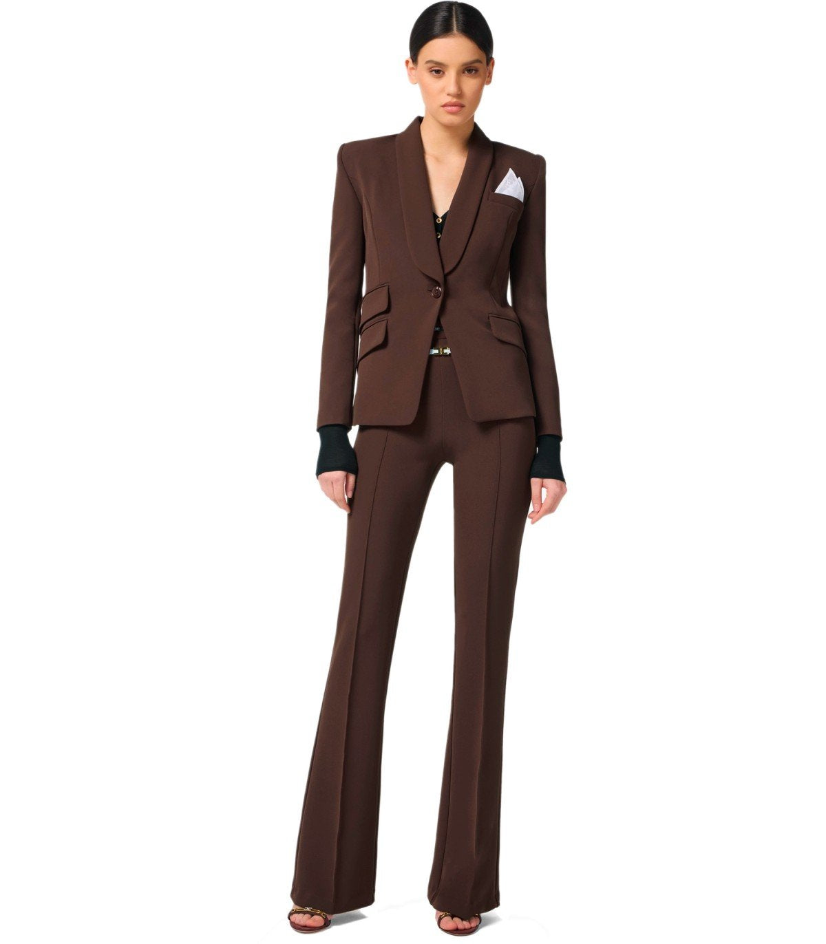 ELISABETTA FRACHI COFFEE SUIT