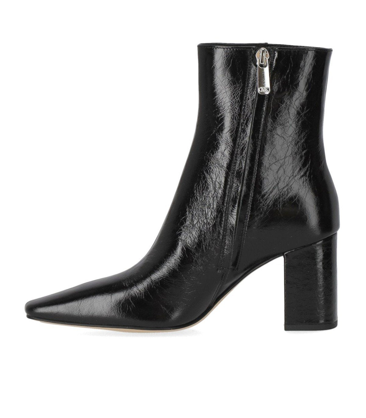 MICHAEL KORS ELISE BLACK HEELED ANKLE BOOT