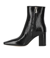 MICHAEL KORS ELISE BLACK HEELED ANKLE BOOT