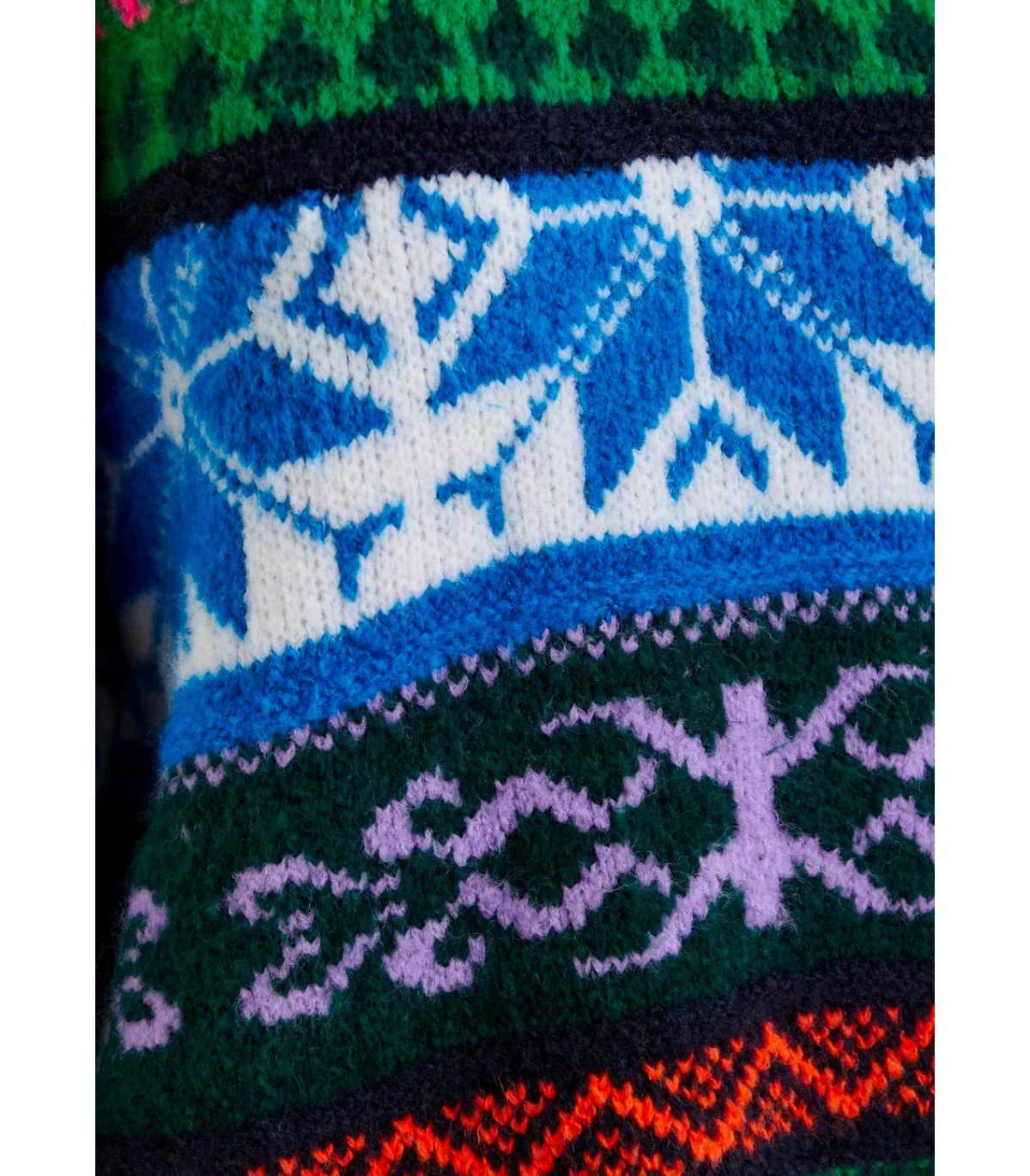 ESSENTIEL ANTWERP IRELANDO GREEN CREWNECK SWEATER