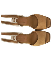 SANDALE ESPADRILLE À SEMELLE COMPENSÉE HEDERA CARAMEL PALOMITAS