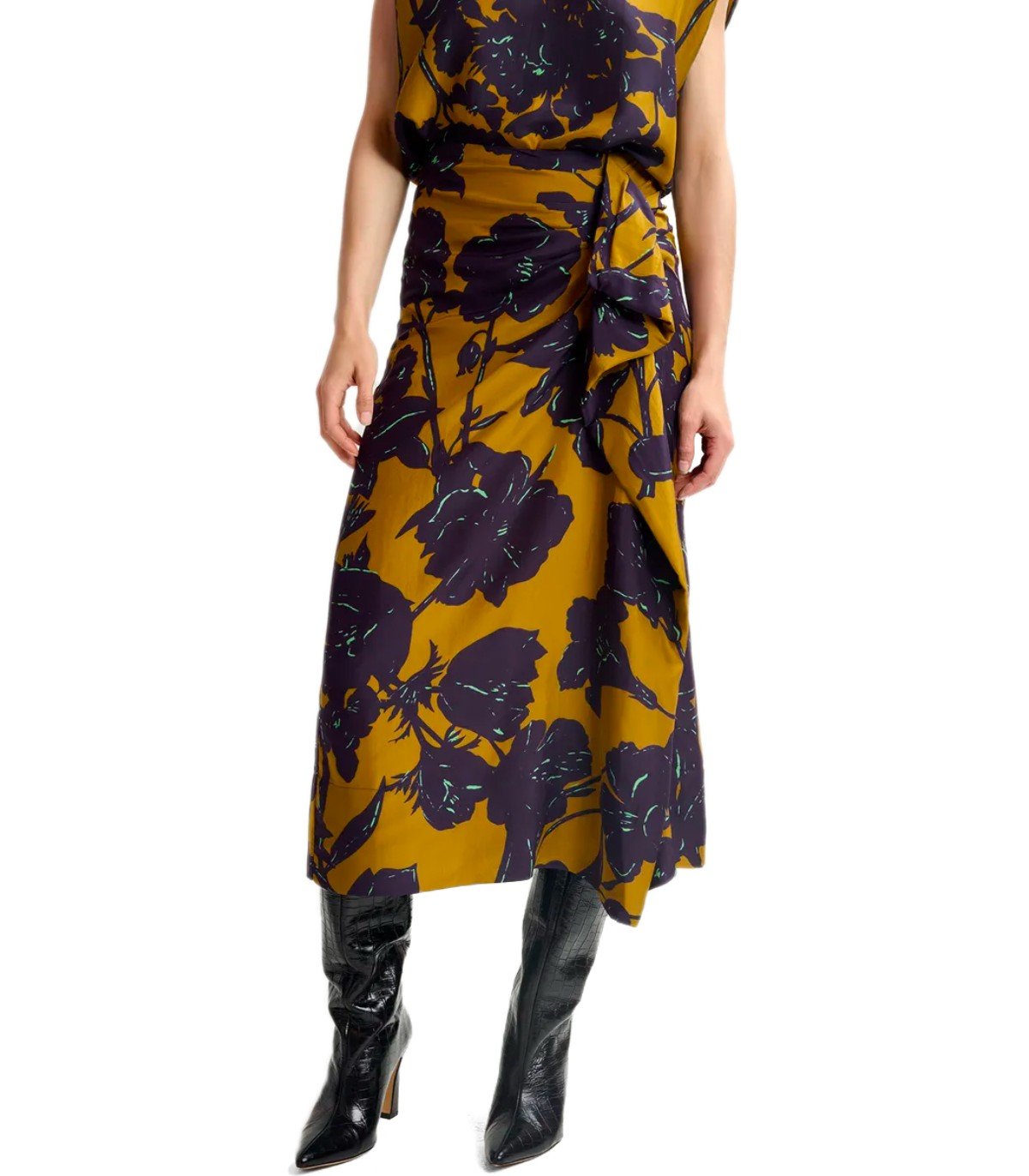 ESSENTIEL ANTWERP GLAVIA BRONZE SKIRT