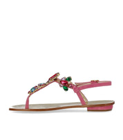 PAOLO FERRARA FUCHSIA FLACHE SANDALE