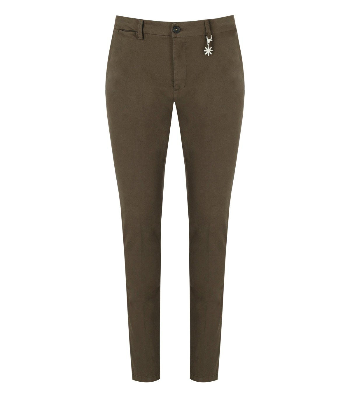 PANTALONE SLIM FIT MILITARE MANUEL RITZ