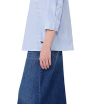 MAX MARA WEEKEND GIRALDA LIGHT BLUE SHIRT
