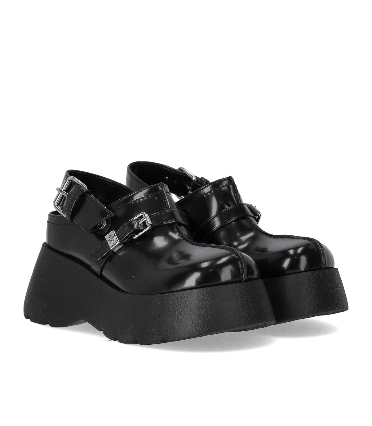 CLOG PLATEFORME NOIR GANNI