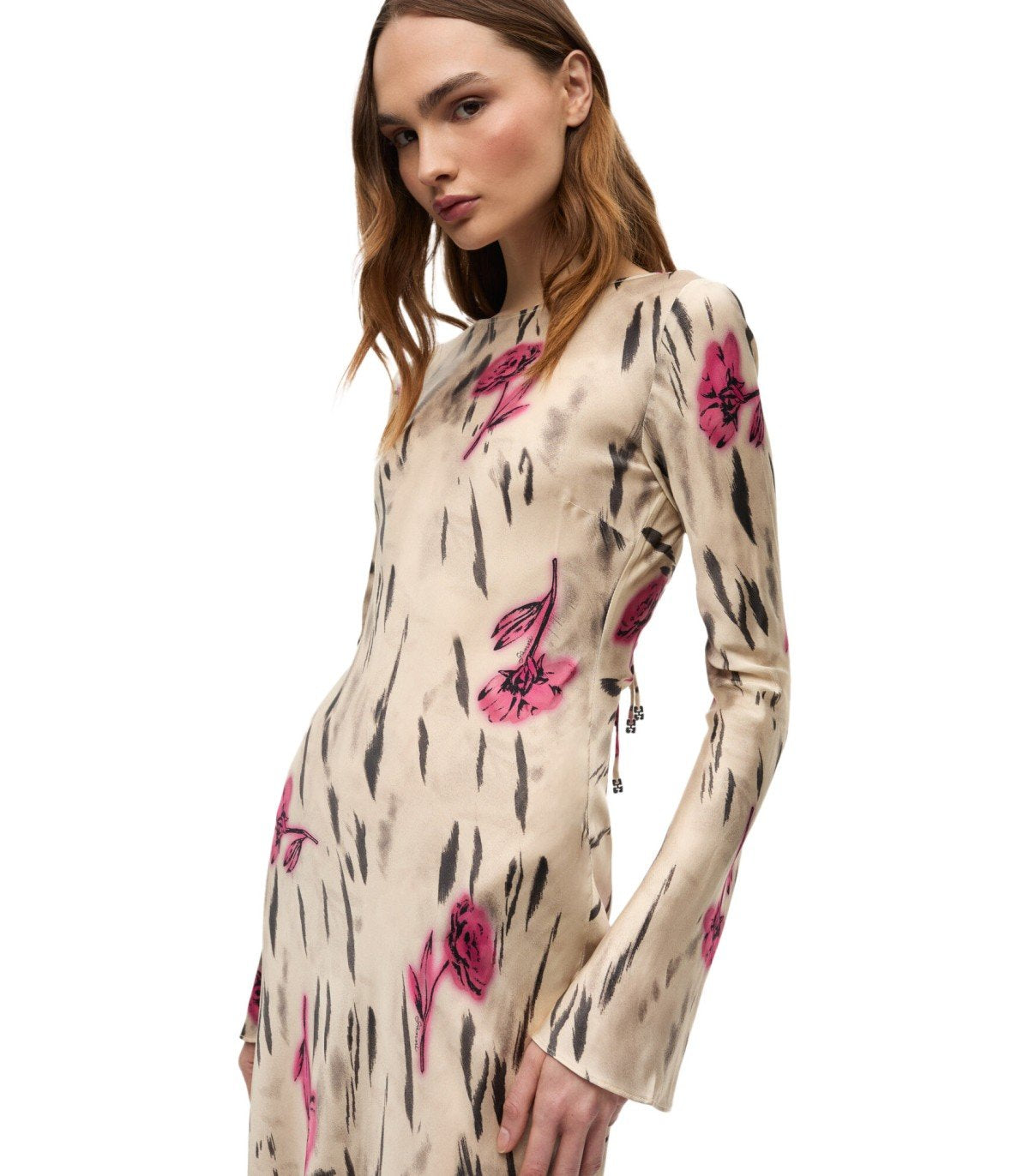 Abito Lungo in Satin Avorio GANNI | Ferraris Boutique FerrarisBoutique Abito Lungo in Satin Avorio GANNI | Ferraris Boutique FerrarisBoutique