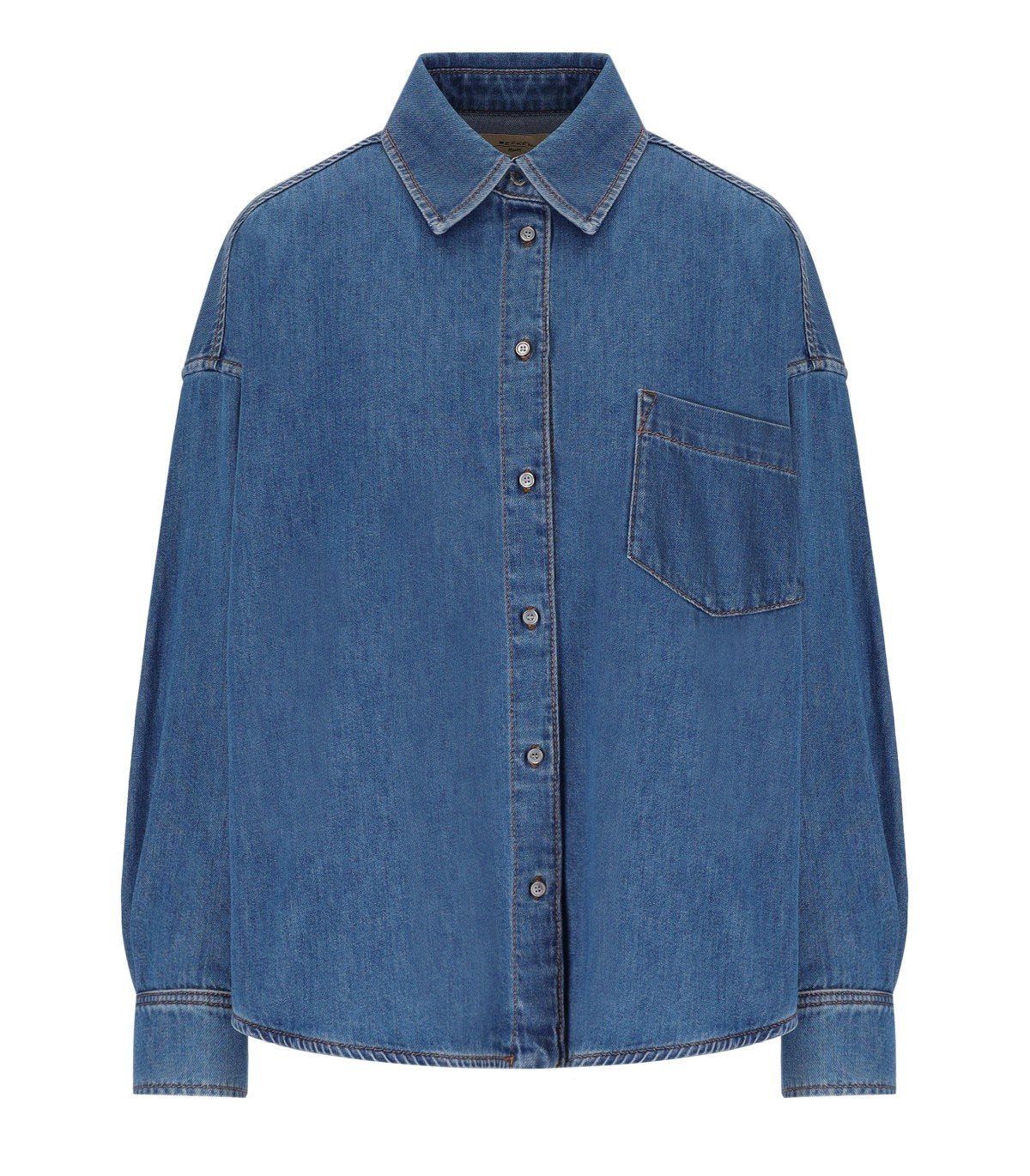 MAX MARA WEEKEND FOGGIA BLAUES HEMD