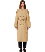 MAX MARA WEEKEND CANASTA BEIGE TRENCHCOAT