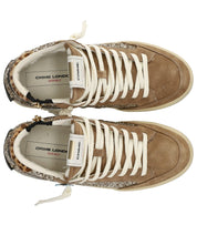 CRIME LONDON SK8 RECUT HIGH BEIGE SNEAKER