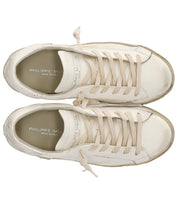 PHILIPPE MODEL PRSX LOW VINTAGE WHITE SNEAKER