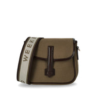 MAX MARA WEEKEND GAP BRONZE CROSSBODY BAG