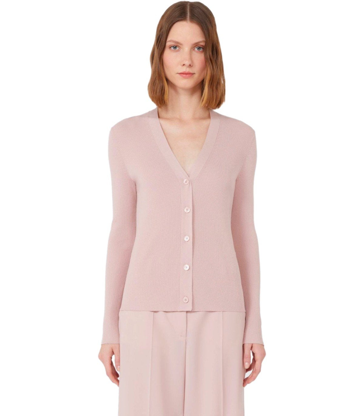MAX MARA WEEKEND GABRIEL PINK CARDIGAN
