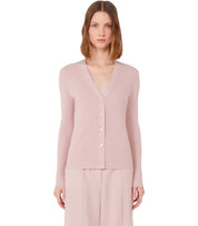 MAX MARA WEEKEND GABRIEL PINK CARDIGAN