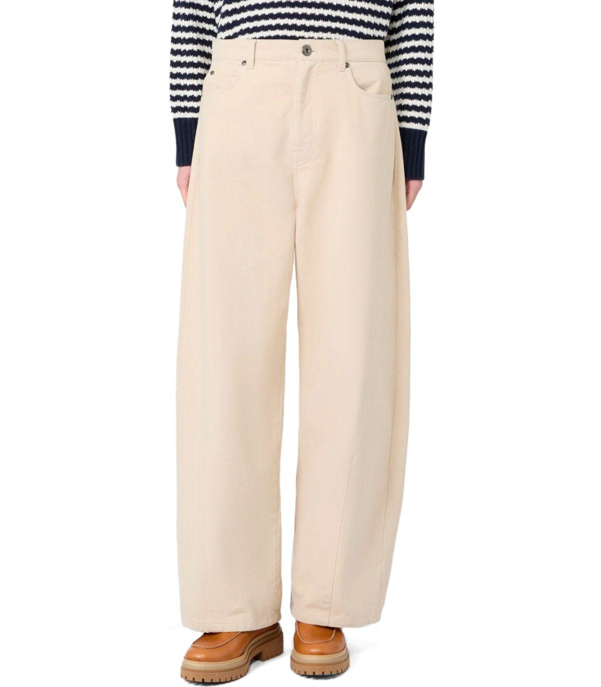 MAX MARA WEEKEND ELFENBEIN ORDINE HOSE