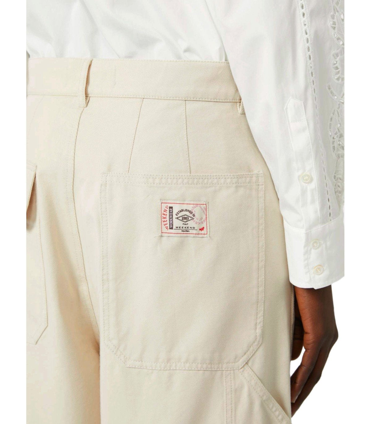 MAX MARA WEEKEND CARONTE ELFENBEINE HOSE