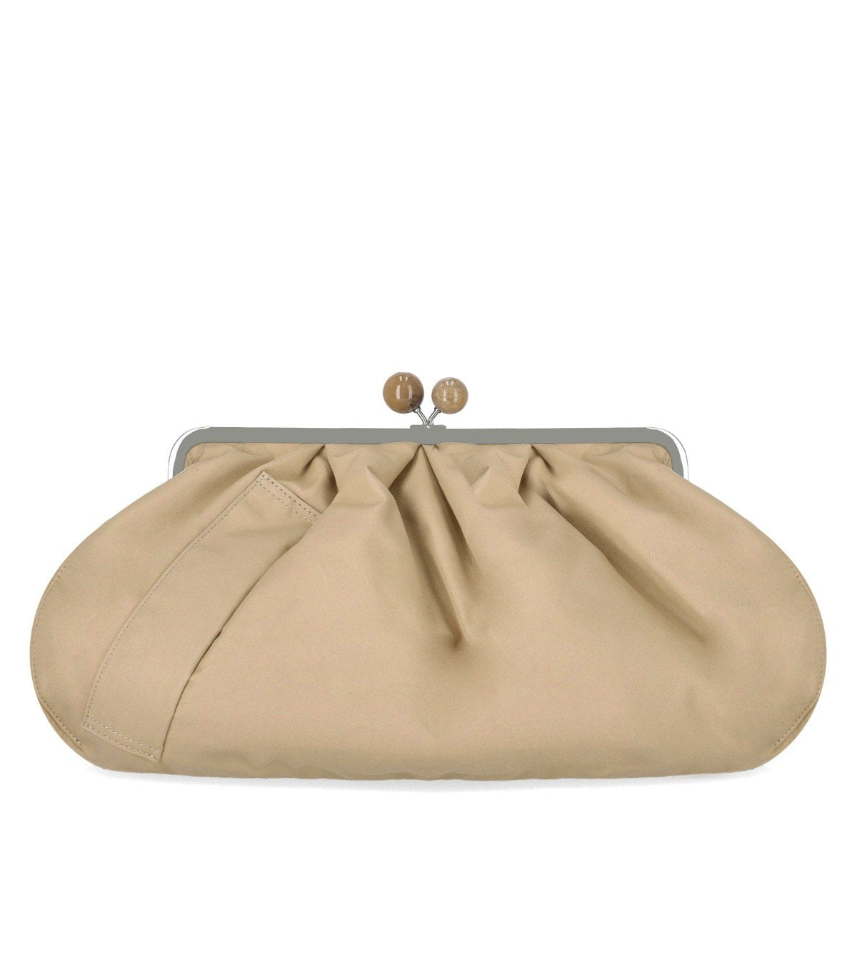MAX MARA WEEKEND PASTICCINO APIO LARGE BEIGE CLUTCH
