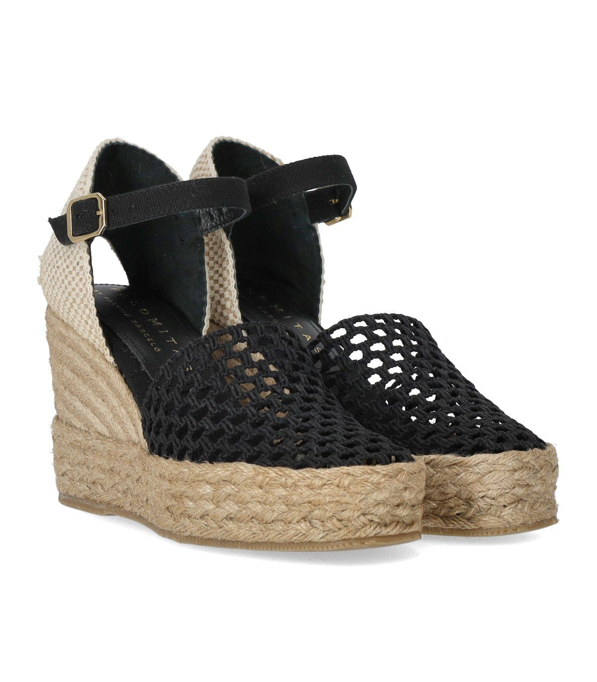 ESPADRILLA CON ZEPPA CARINA NERA PALOMITAS