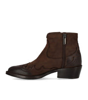 DUCCIO DEL DUCA DARK BROWN TEXAN ANKLE BOOT