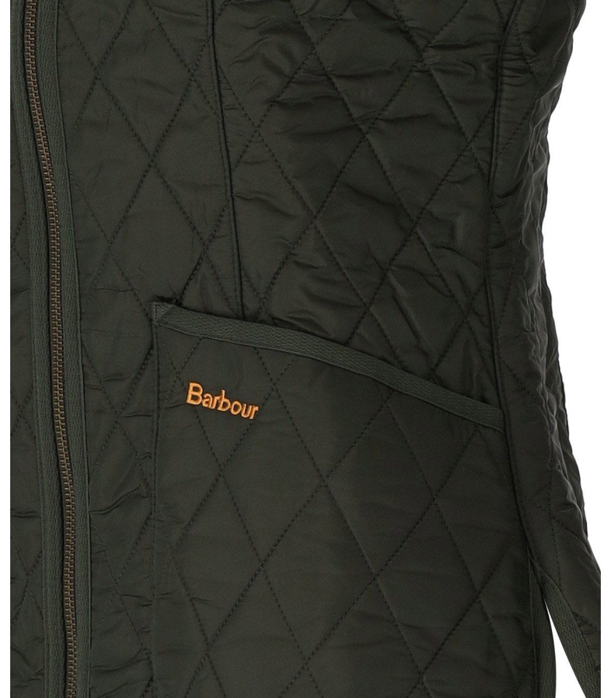BARBOUR BETTY FLEECE OLIVE GREEN VEST