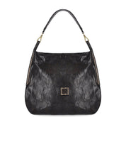 CAMPOMAGGI LUANA BLACK SHOULDER BAG
