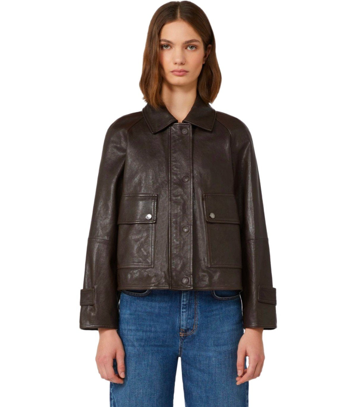MAX MARA WEEKEND BERBICE DUNKELBRAUNE JACKE