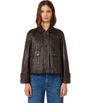 MAX MARA WEEKEND BERBICE DUNKELBRAUNE JACKE