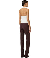 ELISABETTA FRANCHI ELFENBEINE WESTE MIT GÜRTEL