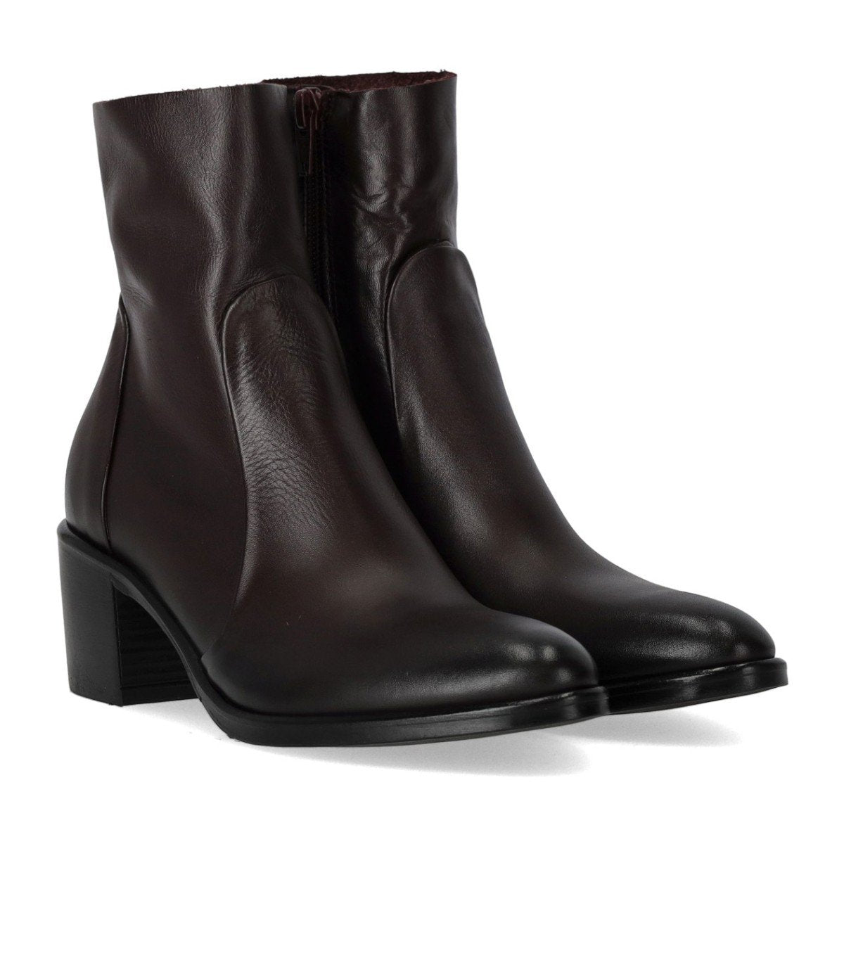 STRATEGIA DUNKLEBRAUNE STIEFELETTE