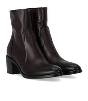 STRATEGIA DUNKLEBRAUNE STIEFELETTE