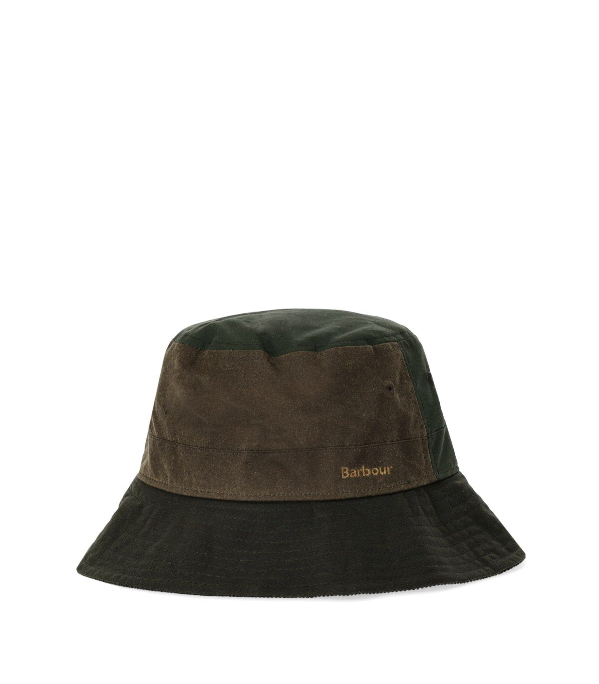 BARBOUR BRACKLEY WAX GREEN BUCKET HAT