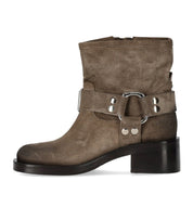 STRATEGIA BEIGE BIKER STIEFELETTE