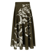 ESSENTIEL ANTWERP JANGO GREEN SKIRT