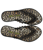 TONGS IMPRIMÉ LÉOPARD GANNI