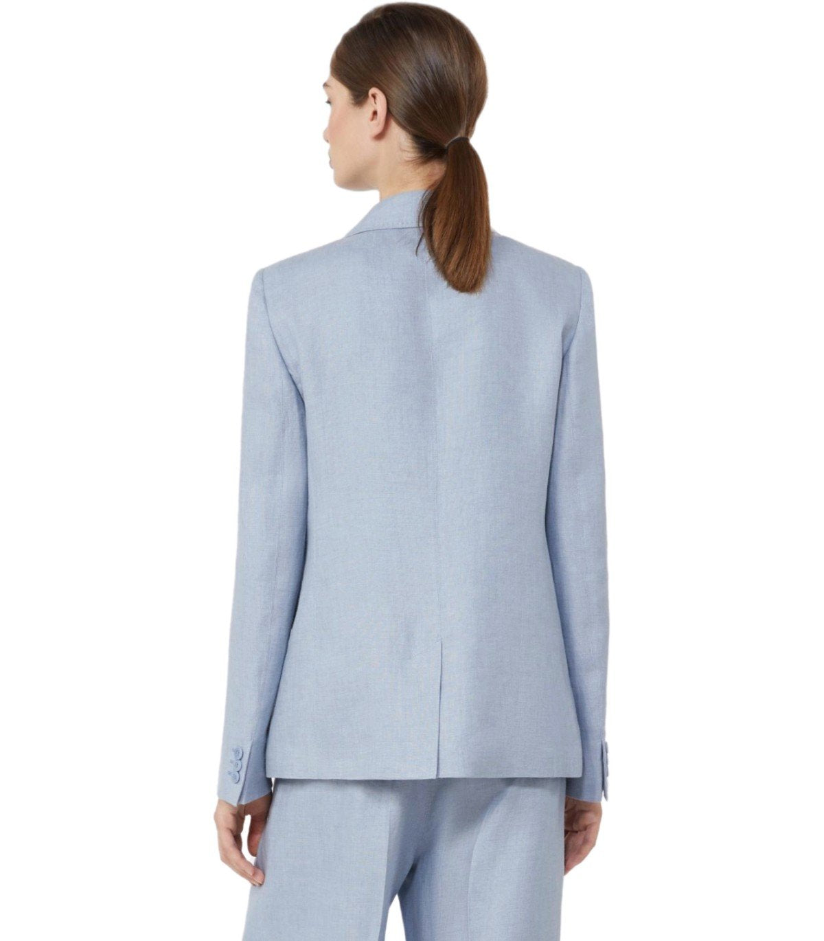 MAX MARA WEEKEND NALUT HELLBLAU EINREIHIGER BLAZER