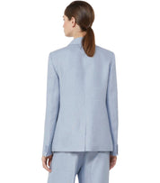 MAX MARA WEEKEND NALUT HELLBLAU EINREIHIGER BLAZER